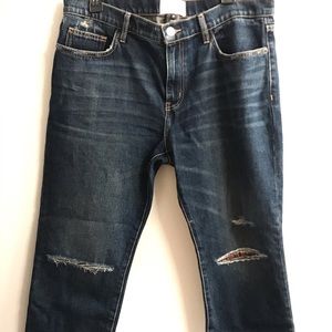 Distress Jeans with patches